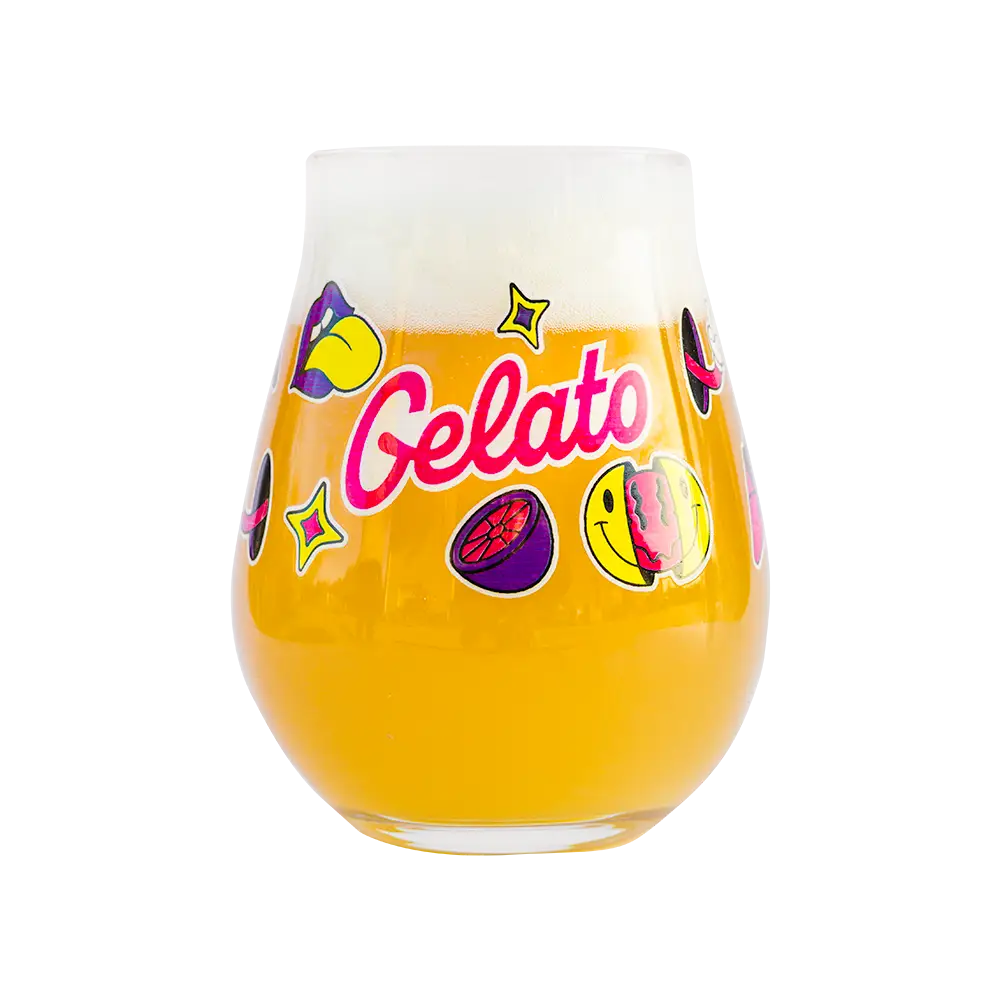 Funky Fluid Gelato Tumbler Glass
